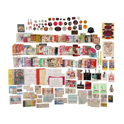 420. VARIOUS ARTISTS - Extensive Collection of Backstage Passes, Ticket Stubs, Badges and Concert Ephemera