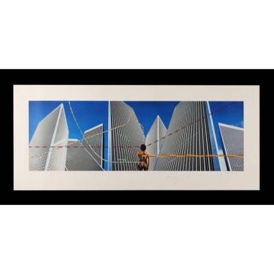 432. YES - Rick Wakeman-Autographed "Going For The One" Limited Edition Print by Storm Thorgerson, 2008