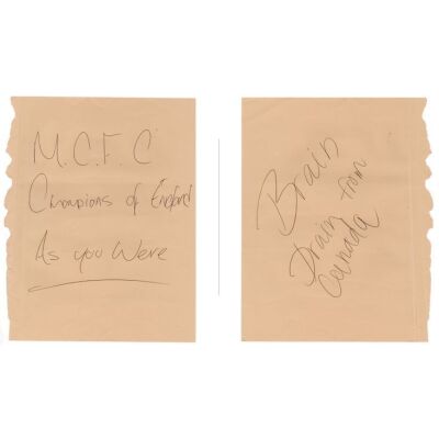 435. Liam Gallagher-Inscribed Guest Book Page ### LIAM GALLAGHER