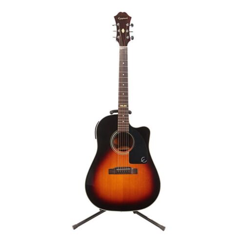 442. Noel Gallagher's Owned and Autographed Epiphone AJ30CE-VS Vintage Sunburst Acoustic Guitar ### OASIS