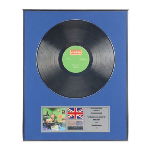 450. Shakermaker Silver Disc Award Presented to Owen Morris ### OASIS