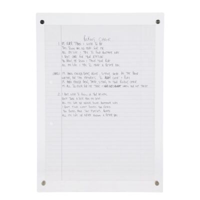 464. Noel Gallagher Handwritten "Rockin' Chair" Lyrics with Unique Verse ### OASIS