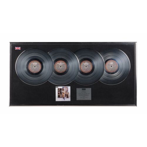 493. The Zak Starkey Collection: Stop the Clocks Multi-Platinum Presentation Disc Autographed by Zak Starkey and Andy Bell ### OASIS