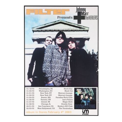 499. The Zak Starkey Collection: Johnny Marr & The Healers US Tour Poster ### JOHNNY MARR