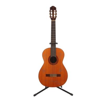 506. Noel Gallagher, Liam Gallagher, Bonehead, Paul "Guigsy" McGuigan and Tony McCarroll-Autographed Kimbara Classical Acoustic Guitar ### OASIS
