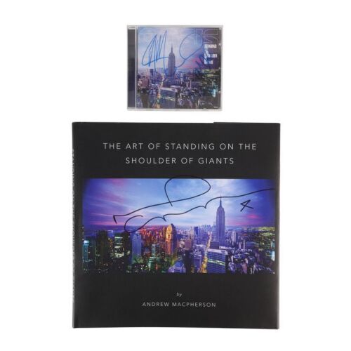 518. Standing on the Shoulder of Giants Band-Autographed CD and Noel Gallagher-Autographed Book ### OASIS