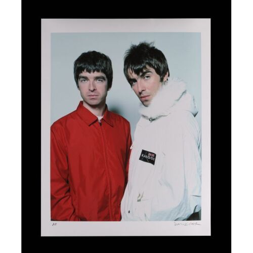 523. Artist's Proof Noel and Liam Gallagher Portrait Print by Scarlet Page, 2001 ### OASIS