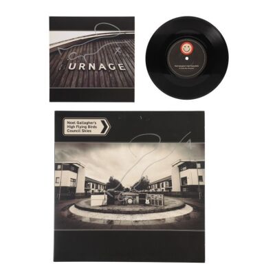 546. Noel Gallagher-Autographed Council Skies Vinyl Album Sleeve and Bonus Single Vinyl ### NOEL GALLAGHER'S HIGH FLYING BIRDS
