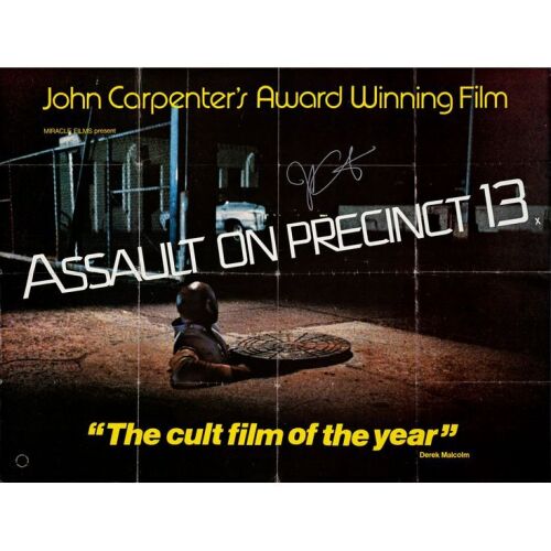 392. Full-Bleed British Quad (40" x 30") Signed by John Carpenter; Very Fine+ Folded ### ASSAULT ON PRECINCT 13 (1978)