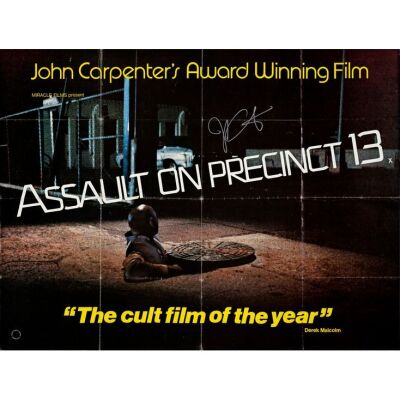 392. Full-Bleed British Quad (40" x 30") Signed by John Carpenter; Very Fine+ Folded ### ASSAULT ON PRECINCT 13 (1978)