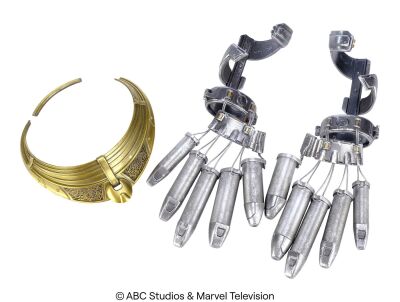 Lot #3: Lorelei's Stunt Broken Asgardian Necklace with Karla Faye Gideon's "One of Us" Finger Restraints ### MARVEL'S AGENTS OF S.H.I.E.L.D. (2013-2020)
