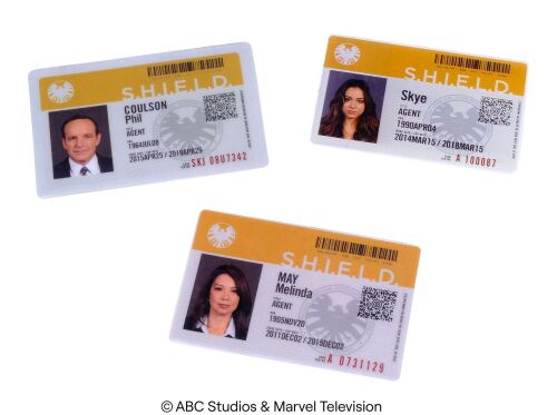 Lot #8: Phil Coulson, Melinda May, and Daisy Johnson's S.H.I.E.L.D. IDs ### MARVEL'S AGENTS OF S.H.I.E.L.D. (2013-2020)
