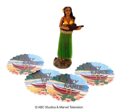 Lot #11: Daisy Johnson's Dancing Hula Girl Statue with Four Krazy Kanoe Coasters ### MARVEL'S AGENTS OF S.H.I.E.L.D. (2013-2020)