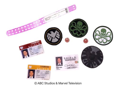 Lot #19: Set of Grant Ward's S.H.I.E.L.D. IDs with S.H.I.E.L.D. and HYDRA Costume Accessories ### MARVEL'S AGENTS OF S.H.I.E.L.D. (2013-2020)