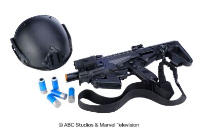 Lot #22: I.C.E.R. Pistol Carbine and Tactical Helmet ### MARVEL'S AGENTS OF S.H.I.E.L.D. (2013-2020)