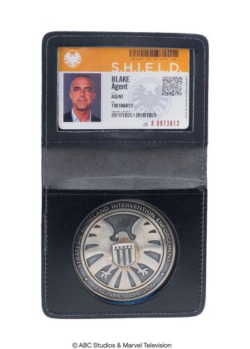 Lot #23: Agent Felix Blake's S.H.I.E.L.D. ID and Badge ### MARVEL'S AGENTS OF S.H.I.E.L.D. (2013-2020)