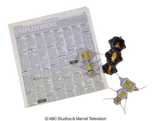 Lot #26: Mike "Deathlok" Peterson's Set of Three Centipedes with Los Angeles Daily Edge Newspaper Classifieds ### MARVEL'S AGENTS OF S.H.I.E.L.D. (2013-2020)