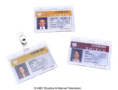 Lot #28: Phil Coulson, Melinda May, and Daisy Johnson's S.H.I.E.L.D. IDs ### MARVEL'S AGENTS OF S.H.I.E.L.D. (2013-2020)