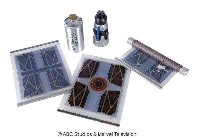 Lot #33: Cybertek Dendrotoxin Grenade with Kree Scrolls and Smoke Bombs ### MARVEL'S AGENTS OF S.H.I.E.L.D. (2013-2020)