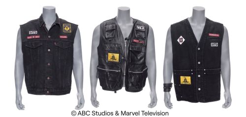 Lot #35: Wizard, Pretty Boy, and Headbanger's Dogs of Hell Vests ### MARVEL'S AGENTS OF S.H.I.E.L.D. (2013-2020)