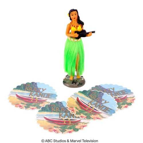Lot #45: Daisy Johnson's Dancing Hula Girl Statue with Four Krazy Kanoe Coasters ### MARVEL'S AGENTS OF S.H.I.E.L.D. (2013-2020)