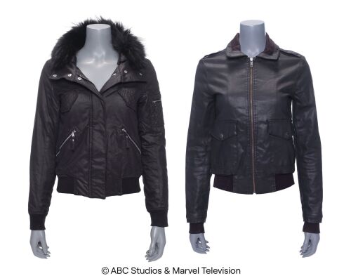 Lot #59: Daisy Johnson's Season 2 and Season 4 Jackets ### MARVEL'S AGENTS OF S.H.I.E.L.D. (2013-2020)