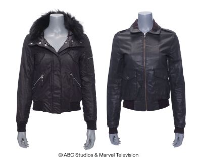 Lot #59: Daisy Johnson's Season 2 and Season 4 Jackets ### MARVEL'S AGENTS OF S.H.I.E.L.D. (2013-2020)