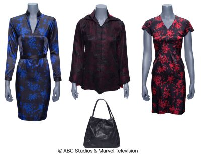 Lot #65: Raina's Set of Costume Components and Purse ### MARVEL'S AGENTS OF S.H.I.E.L.D. (2013-2020)
