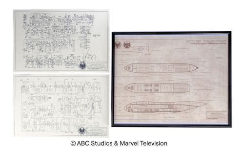 Lot #68: Set of Three Stark Industries "The Bus" Schematics ### MARVEL'S AGENTS OF S.H.I.E.L.D. (2013-2020)