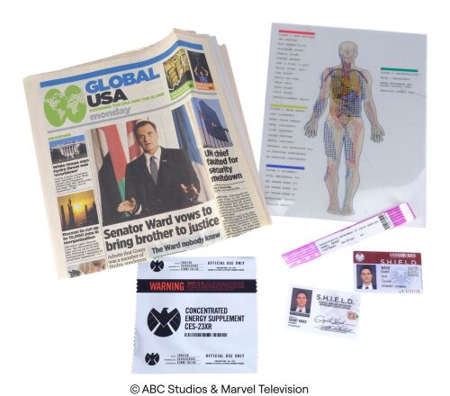 Lot #77: Grant Ward's Set of Ephemera ### MARVEL'S AGENTS OF S.H.I.E.L.D. (2013-2020)
