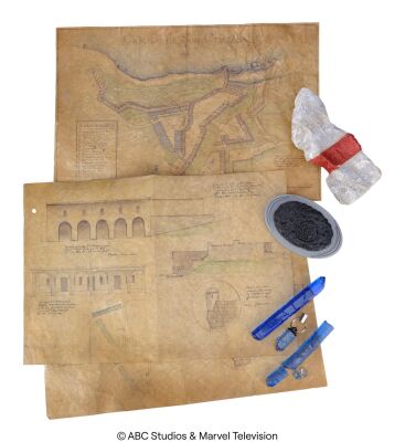 Lot #81: Collection of Di'Alla Fragments, Terrigen Crystals, and Castillo de San Cristobal Maps ### MARVEL'S AGENTS OF S.H.I.E.L.D. (2013-2020)