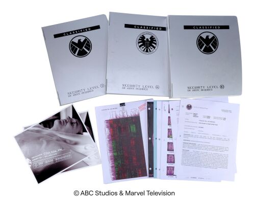 Lot #87: Set of Three S.H.I.E.L.D. File Folders ### MARVEL'S AGENTS OF S.H.I.E.L.D. (2013-2020)