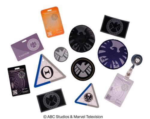 Lot #96: Set of 12 S.H.I.E.L.D. Costume and Set Accessories ### MARVEL'S AGENTS OF S.H.I.E.L.D. (2013-2020)