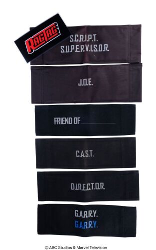 Lot #99: Set of Six Cast and Crew Chairbacks with "Ragtag" Production Placard ### MARVEL'S AGENTS OF S.H.I.E.L.D. (2013-2020)