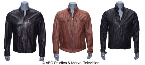 Lot #107: Grant Ward's Set of Three Leather Jackets ### MARVEL'S AGENTS OF S.H.I.E.L.D. (2013-2020)