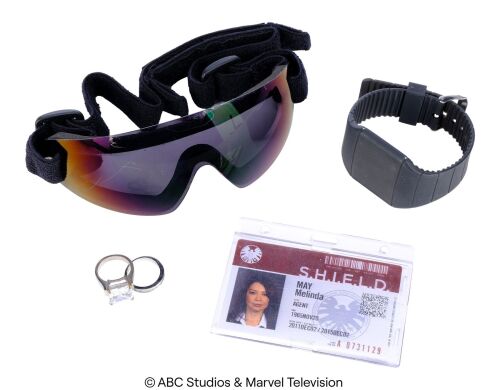 Lot #109: Melinda May's Wedding Rings, S.H.I.E.L.D. ID, Goggles, and Watch ### MARVEL'S AGENTS OF S.H.I.E.L.D. (2013-2020)