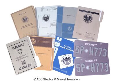 Lot #119: Set of Seven S.H.I.E.L.D. File Folders and Two License Plates ### MARVEL'S AGENTS OF S.H.I.E.L.D. (2013-2020)