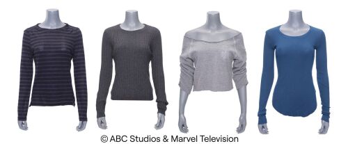 Lot #140: Daisy Johnson's Set of Four Season 4 and 5 Shirts ### MARVEL'S AGENTS OF S.H.I.E.L.D. (2013-2020)