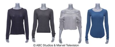 Lot #140: Daisy Johnson's Set of Four Season 4 and 5 Shirts ### MARVEL'S AGENTS OF S.H.I.E.L.D. (2013-2020)