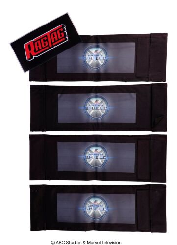 Lot #141: Two Pairs of Guest and Cast Chairbacks with "Ragtag" Production Placard ### MARVEL'S AGENTS OF S.H.I.E.L.D. (2013-2020)