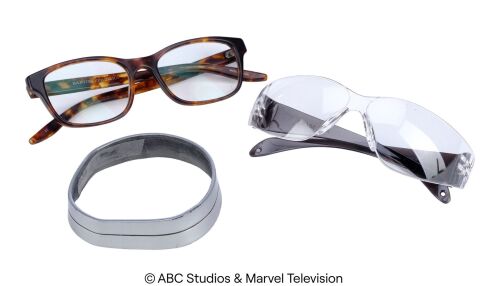 Lot #143: Phil Coulson's Eyeglasses, Safety Glasses, and Robot Armband ### MARVEL'S AGENTS OF S.H.I.E.L.D. (2013-2020)