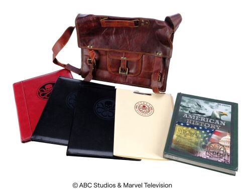 Lot #159: Phil Coulson's Framework Satchel with HYDRA Preparatory Academy Ephemera ### MARVEL'S AGENTS OF S.H.I.E.L.D. (2013-2020)