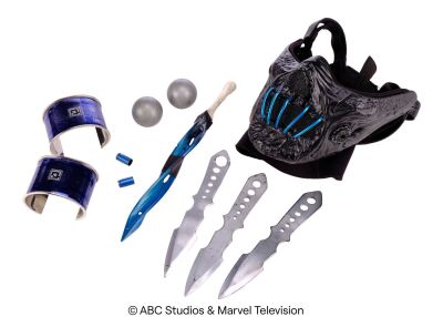 Lot #171: Anton "Superior" Ivanov's Throwing Knives and Sinara's Stunt Kree Spheres with Remorath and Shrike Accessories ### MARVEL'S AGENTS OF S.H.I.E.L.D. (2013-2020)