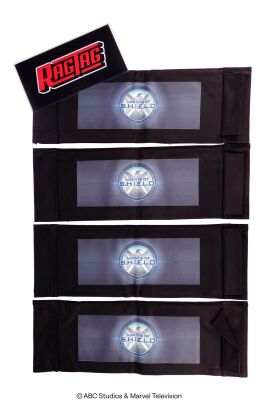 Lot #187: Two Pairs of Guest and Cast Chairbacks with "Ragtag" Production Placard ### MARVEL'S AGENTS OF S.H.I.E.L.D. (2013-2020)