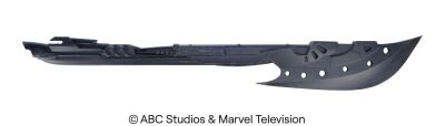 Lot #207: Unpainted Kree Battle Ax ### MARVEL'S AGENTS OF S.H.I.E.L.D. (2013-2020)