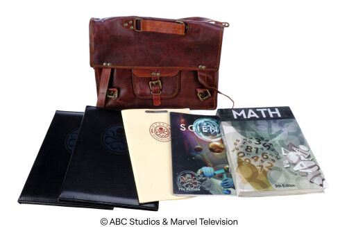 Lot #210: Phil Coulson's Framework Satchel with HYDRA Preparatory Academy Ephemera ### MARVEL'S AGENTS OF S.H.I.E.L.D. (2013-2020)