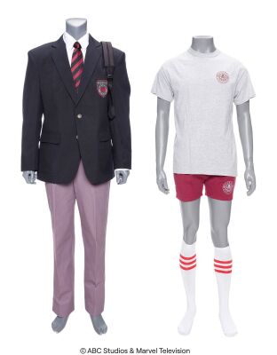 Lot #217: HYDRA Preparatory Academy Uniform and Gym Costumes ### MARVEL'S AGENTS OF S.H.I.E.L.D. (2013-2020)