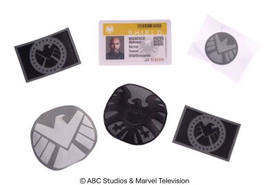 Lot #229: Alphonso "Mack" Mackenzie's "Director" S.H.I.E.L.D. ID with Five S.H.I.E.L.D. Patches ### MARVEL'S AGENTS OF S.H.I.E.L.D. (2013-2020)