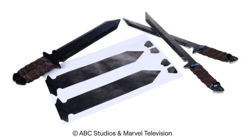 Lot #231: Izel's Separated Swords with Production-Made Combined Sword Components ### MARVEL'S AGENTS OF S.H.I.E.L.D. (2013-2020)