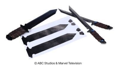 Lot #231: Izel's Separated Swords with Production-Made Combined Sword Components ### MARVEL'S AGENTS OF S.H.I.E.L.D. (2013-2020)